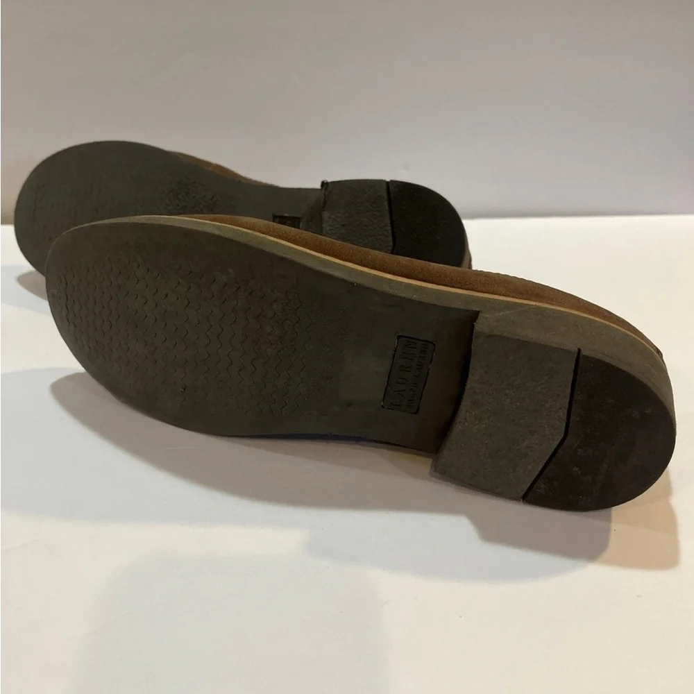 Ralph Lauren Flat Suede Lace/Ups 8 - Picture 6 of 6